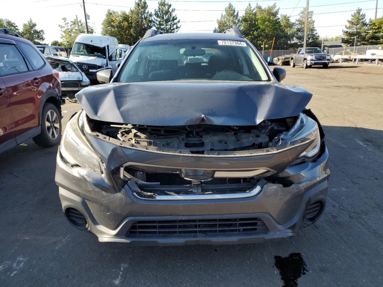 2018 Subaru Outback VIN 4S4BSAAC6J3259864 Copart auction photo, front end damage thumbnail 5