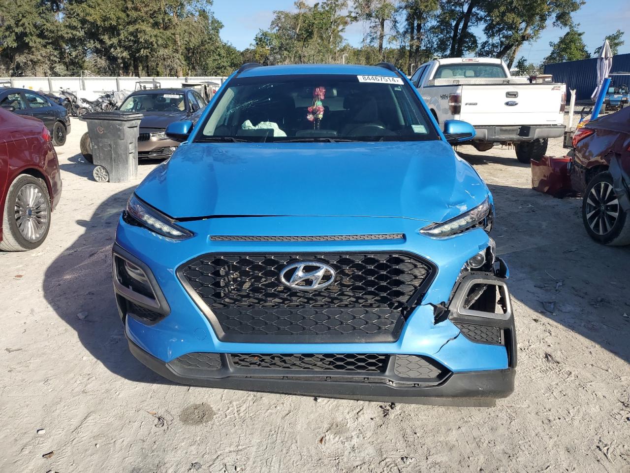 2018 Hyundai Kona VIN KM8K22AA4JU089342 Copart auction photo, front end damage thumbnail 5