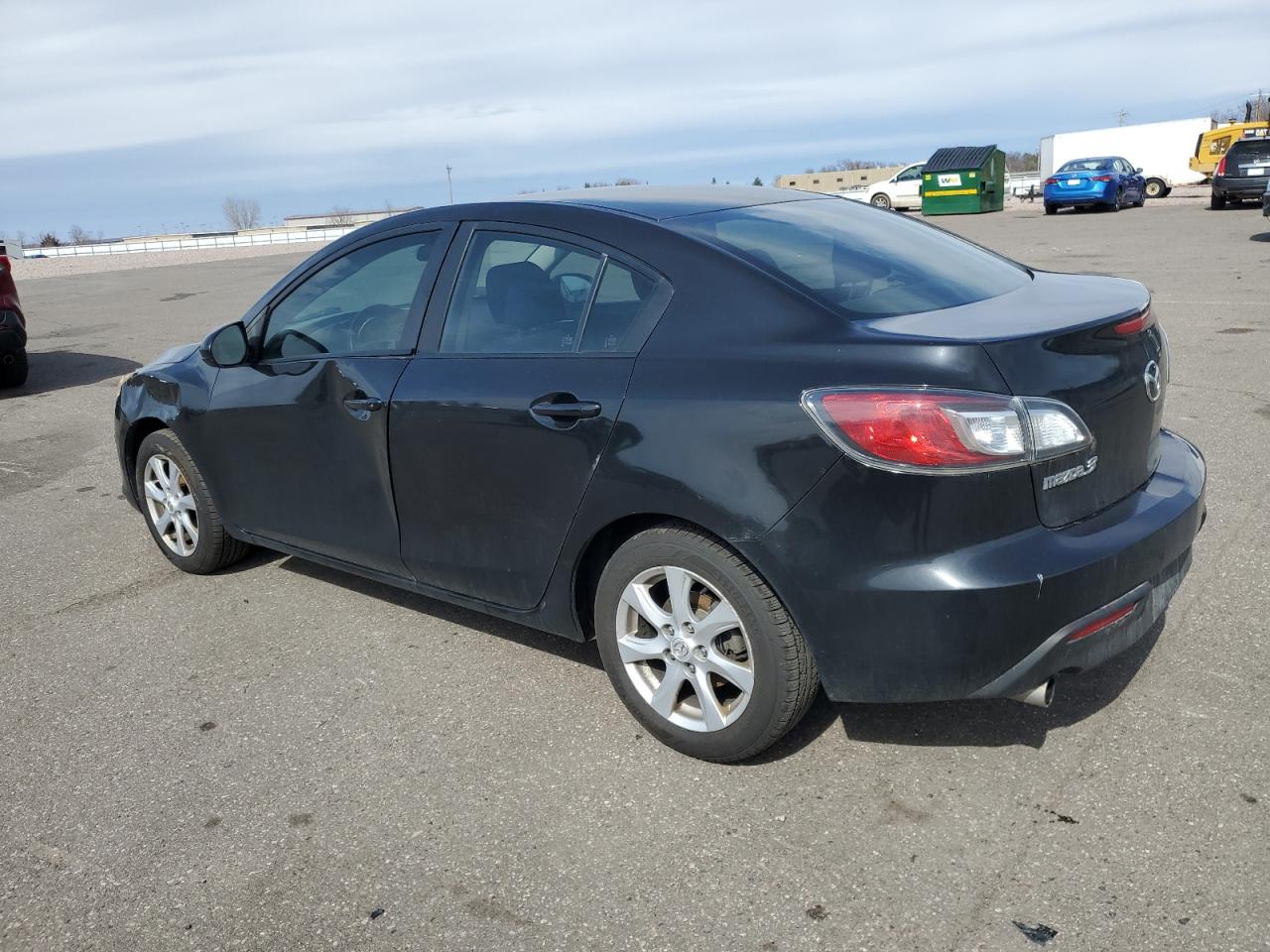 2010 Mazda 3 VIN JM1BL1SF9A1166052 Copart auction photo, side / front end damage thumbnail 2