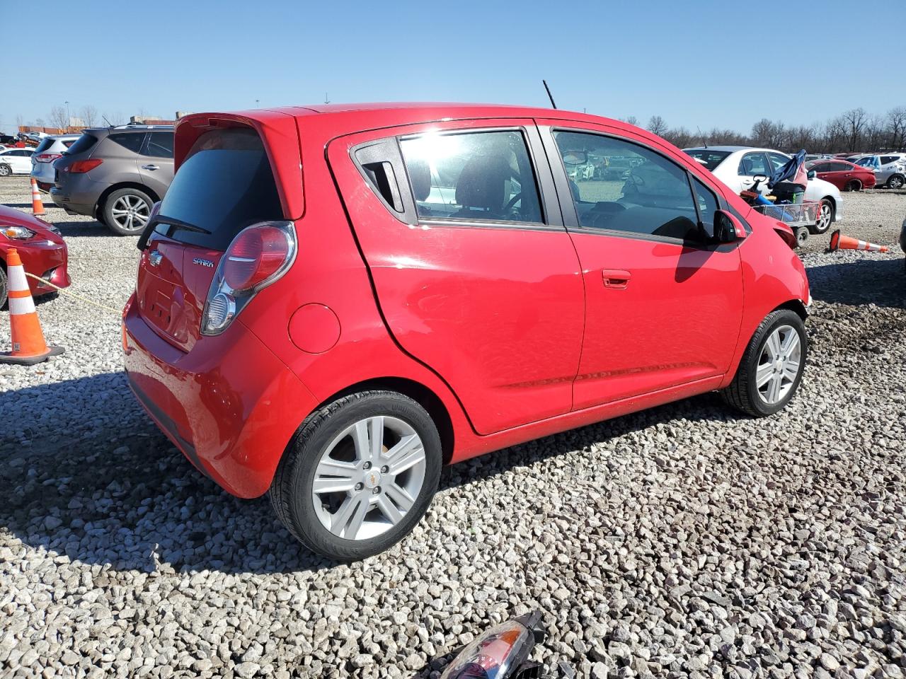 2013 Chevrolet Spark VIN KL8CB6S99DC526937 Copart auction photo, front end damage thumbnail 3
