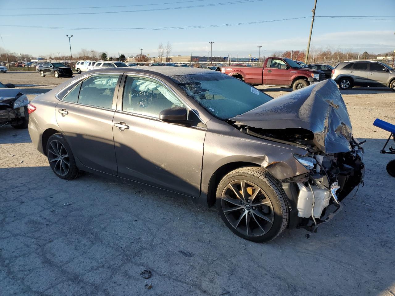 2016 Toyota Camry VIN 4T1BF1FK7GU548663 Copart auction photo, front end / mechanical damage thumbnail 4