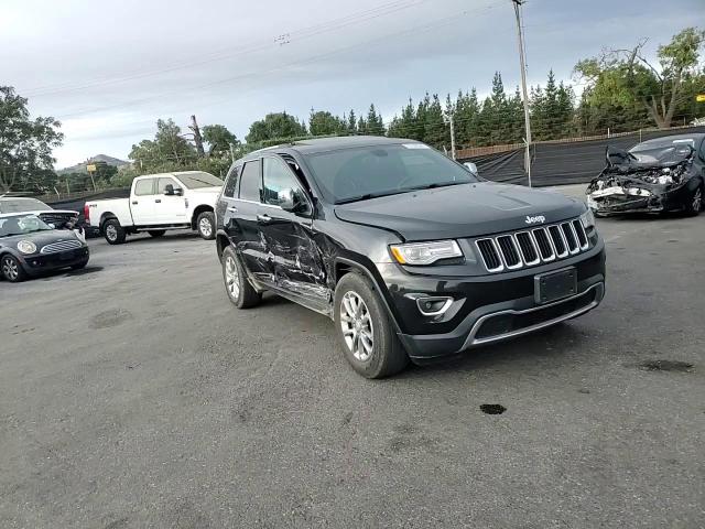 2015 Jeep Grand Cherokee VIN 1C4RJFBGXFC830557 Copart auction photo, side / front end damage thumbnail 12