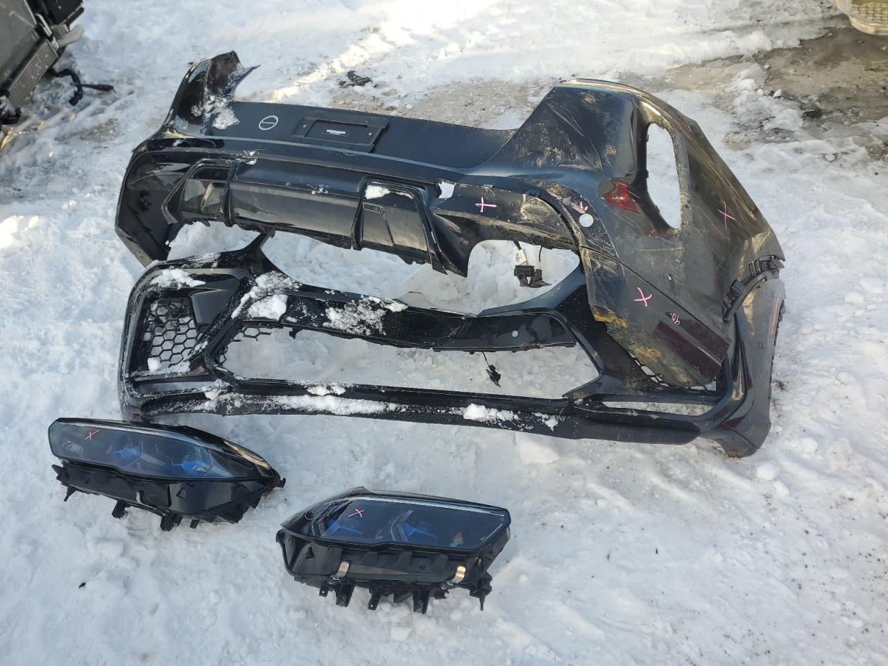 2022 BMW X6 VIN 5YMCY0C05N9K36137 Copart auction photo, front end / rear end damage thumbnail 13