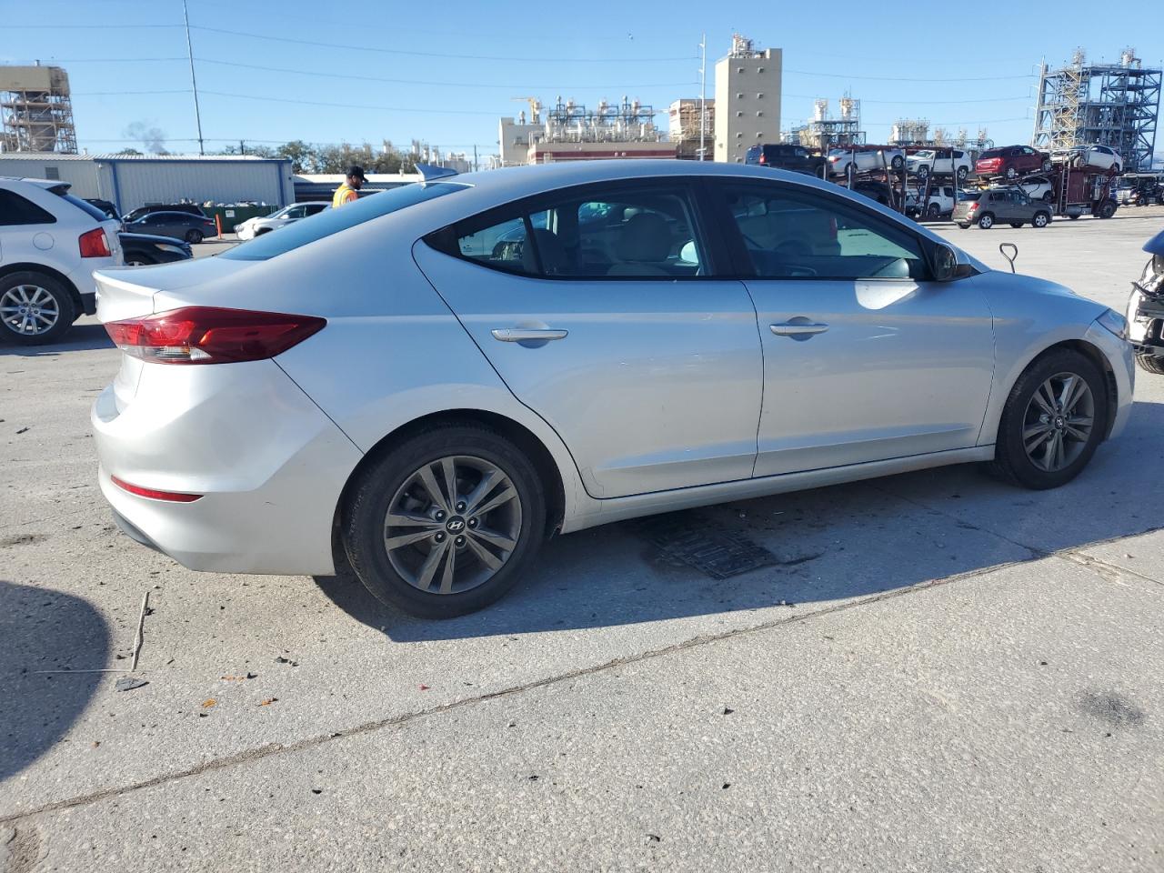 2018 Hyundai Elantra VIN 5NPD84LF4JH245504 Copart auction photo, mechanical / normal wear damage thumbnail 3