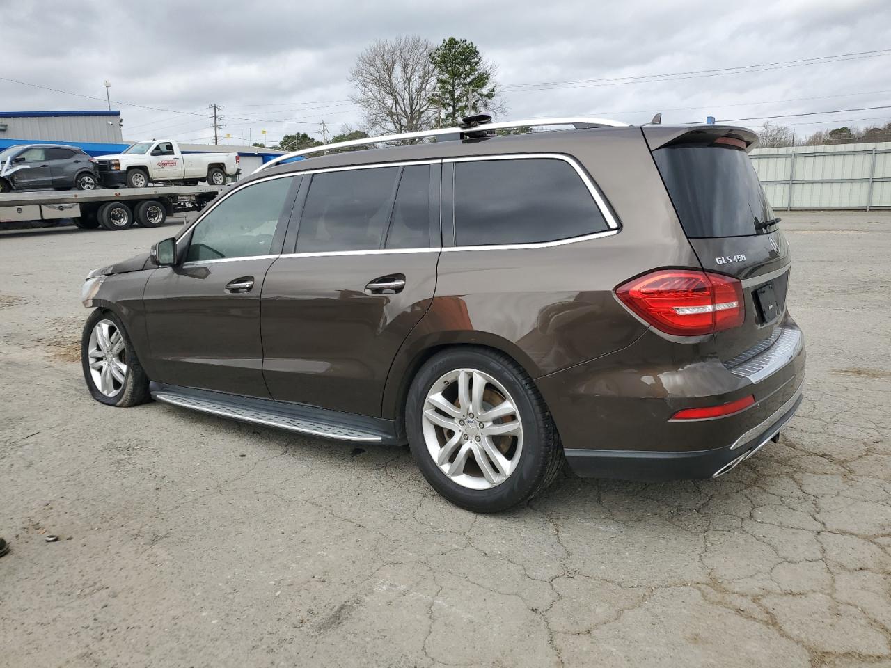 2017 Mercedes-Benz GLS-klasse VIN 4JGDF6EE0HA794507 Copart auction photo, burn - engine damage thumbnail 2