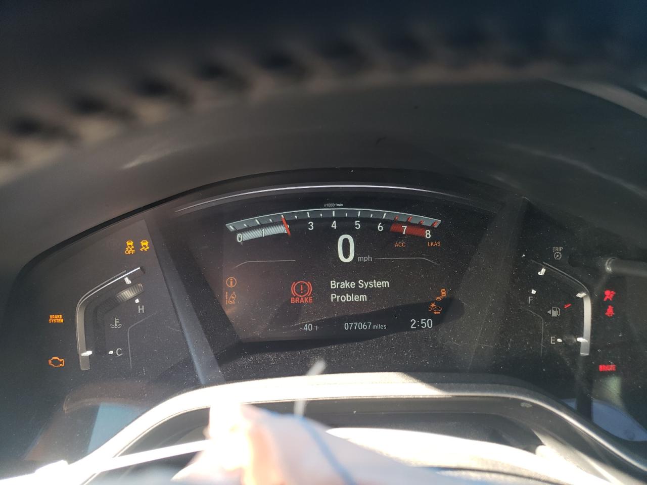 2018 Honda CR-V VIN 2HKRW1H80JH502601 Copart auction photo, front end / mechanical damage thumbnail 9