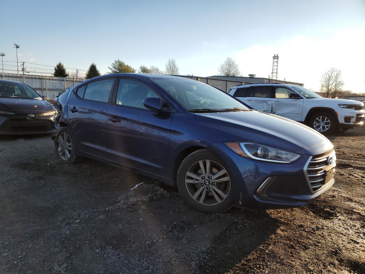 2017 Hyundai Elantra VIN 5NPD84LF7HH188550 Copart auction photo, rear end / minor dent/scratches damage thumbnail 4