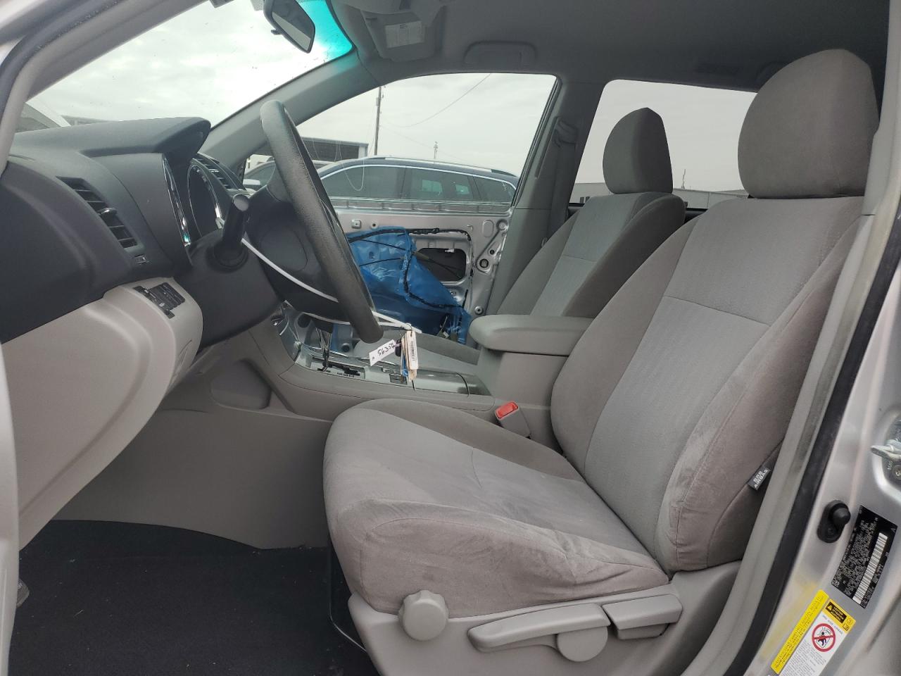 2011 Toyota Highlander VIN 5TDZK3EH0BS042332 Copart auction photo, front end / side damage thumbnail 7