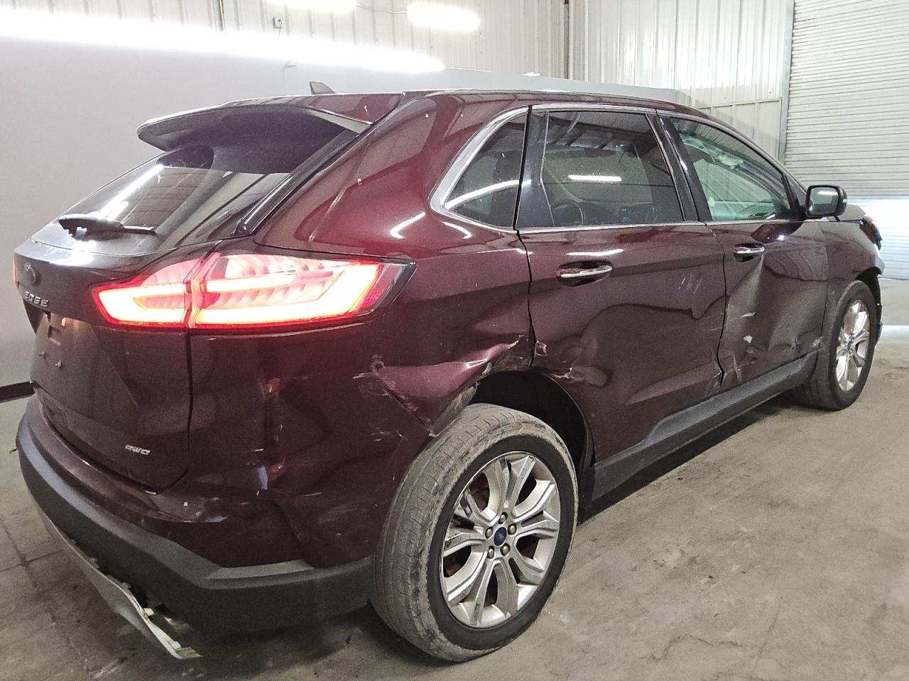 2022 Ford Edge VIN 2FMPK4K95NBA31371 Copart auction photo, front end damage thumbnail 3