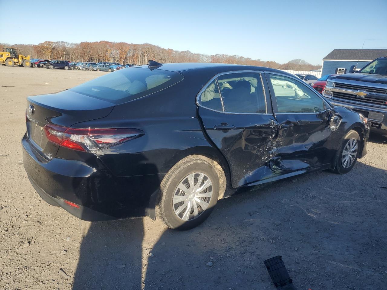 2022 Toyota Camry VIN 4T1C31AK1NU597990 Copart auction photo, side / minor dent/scratches damage thumbnail 3
