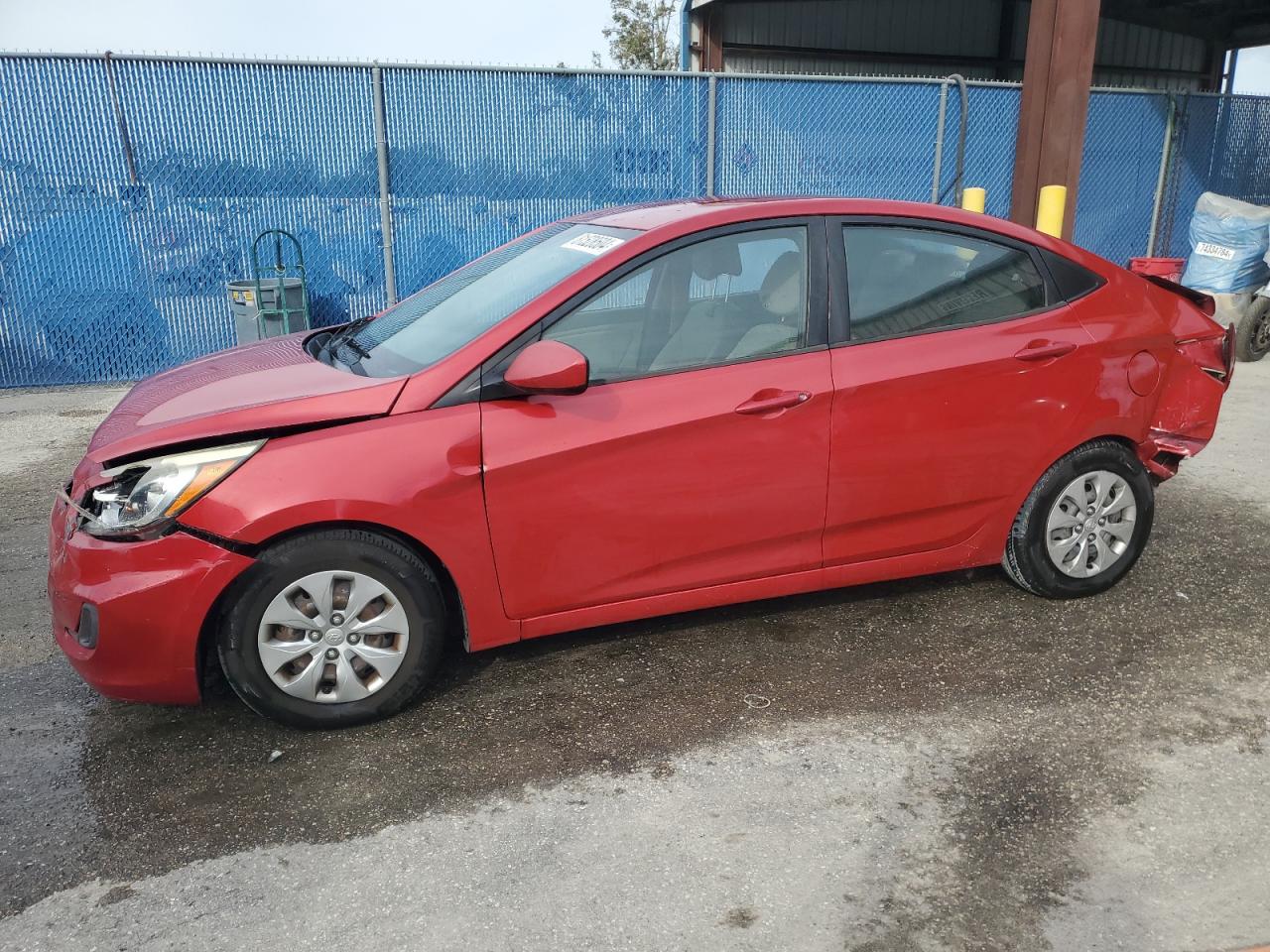 2015 Hyundai Accent VIN KMHCT4AEXFU863116 - Copart auction photo