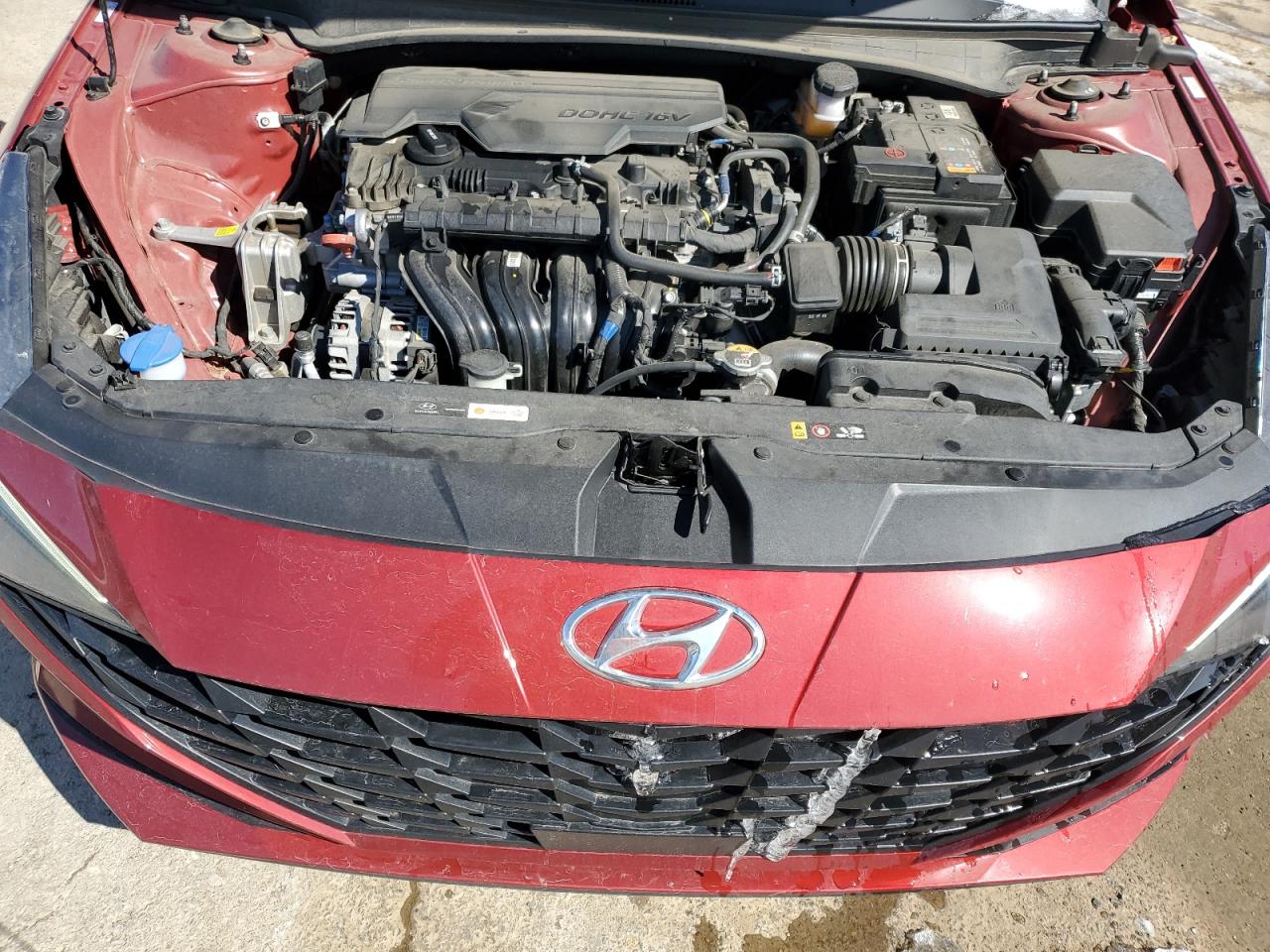 2023 Hyundai Elantra VIN KMHLS4AG8PU613153 Copart auction photo, side / rear end damage thumbnail 11