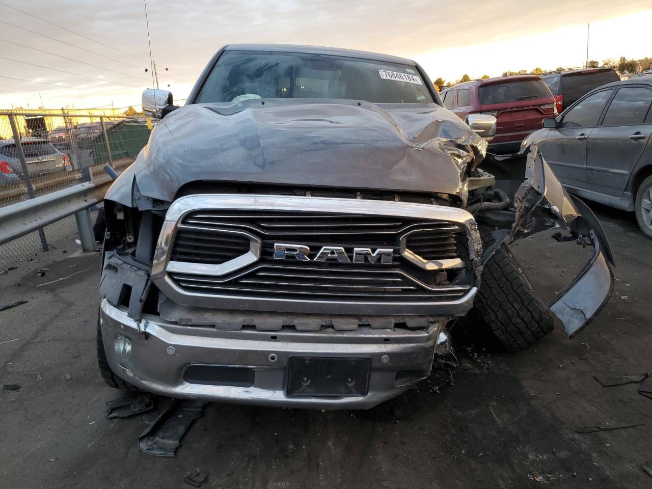 2016 RAM 1500 VIN 1C6RR7WM1GS100520 Copart auction photo, front end damage thumbnail 5