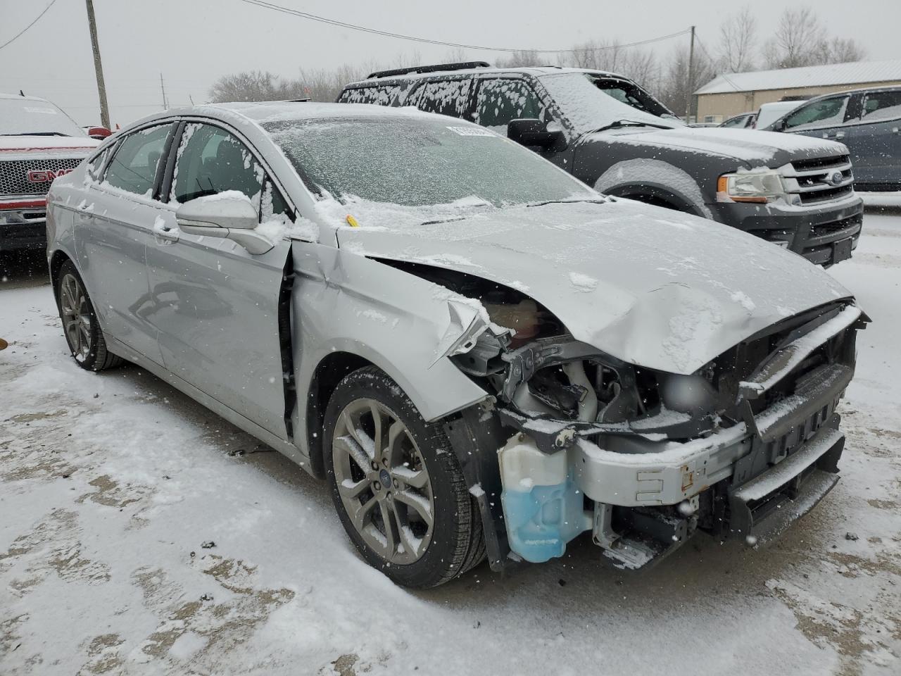 2019 Ford Fusion VIN 3FA6P0CD9KR269837 Copart auction photo, front end damage thumbnail 4