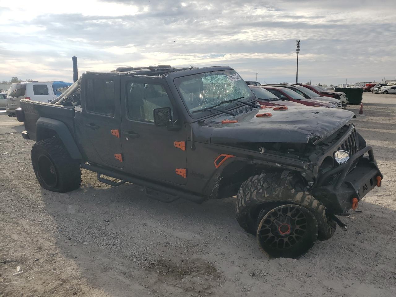 2020 Jeep Gladiator VIN 1C6HJTAG5LL170734 Copart auction photo, all over damage thumbnail 4