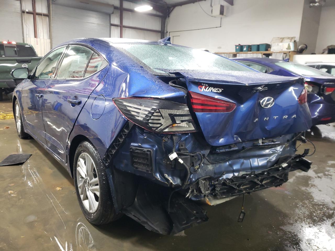 2020 Hyundai Elantra VIN 5NPD84LF9LH541685 Copart auction photo, rear end damage thumbnail 2