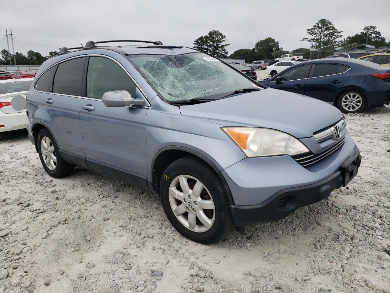 2007 Honda CR-V VIN JHLRE48767C088890 Copart auction photo, all over damage thumbnail 4