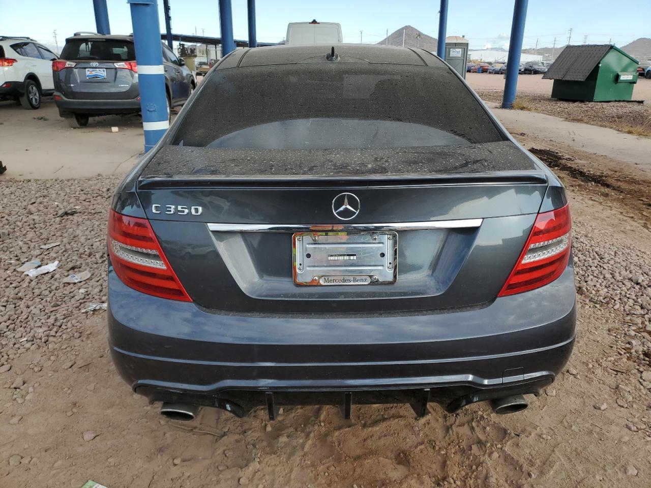2012 Mercedes-Benz C-klasse VIN WDDGJ5HB6CF914145 Copart auction photo, side damage thumbnail 6