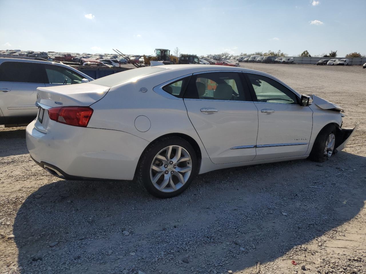 2017 Chevrolet Impala VIN 2G1145S32H9196904 Copart auction photo, front end / rear end damage thumbnail 3