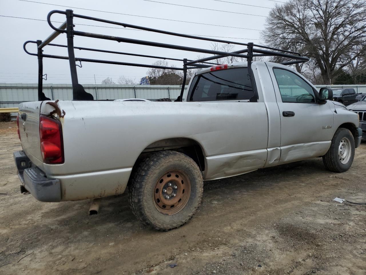 2008 Dodge RAM VIN 1D7HA16K88J147564 Copart auction photo, rear end / all over damage thumbnail 3