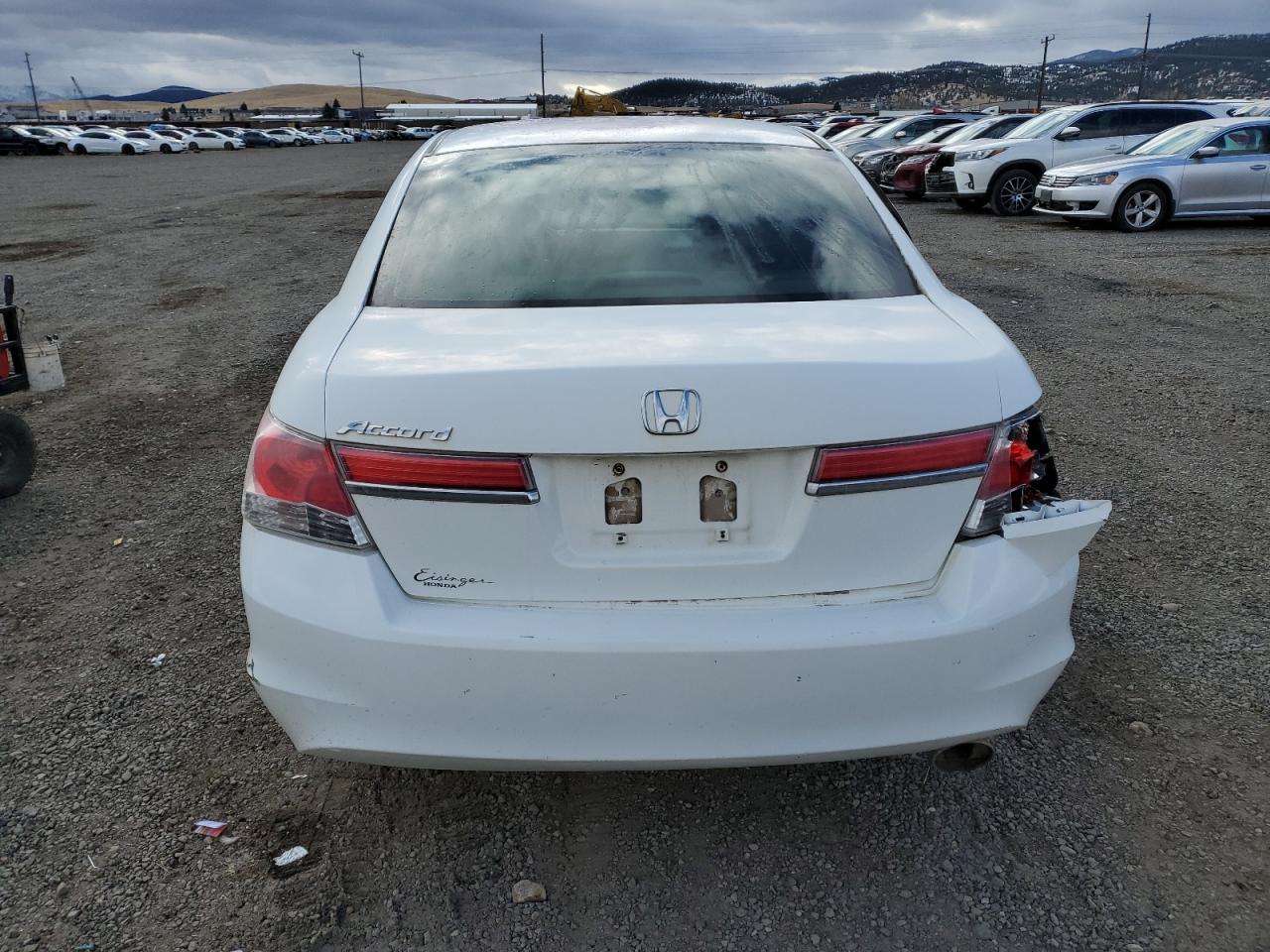 2012 Honda Accord VIN 1HGCP2F3XCA128350 Copart auction photo, rear end / minor dent/scratches damage thumbnail 6