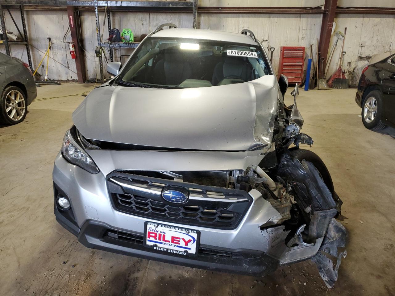 2020 Subaru XV VIN JF2GTAPC3L8278023 Copart auction photo, front end / undercarriage damage thumbnail 5