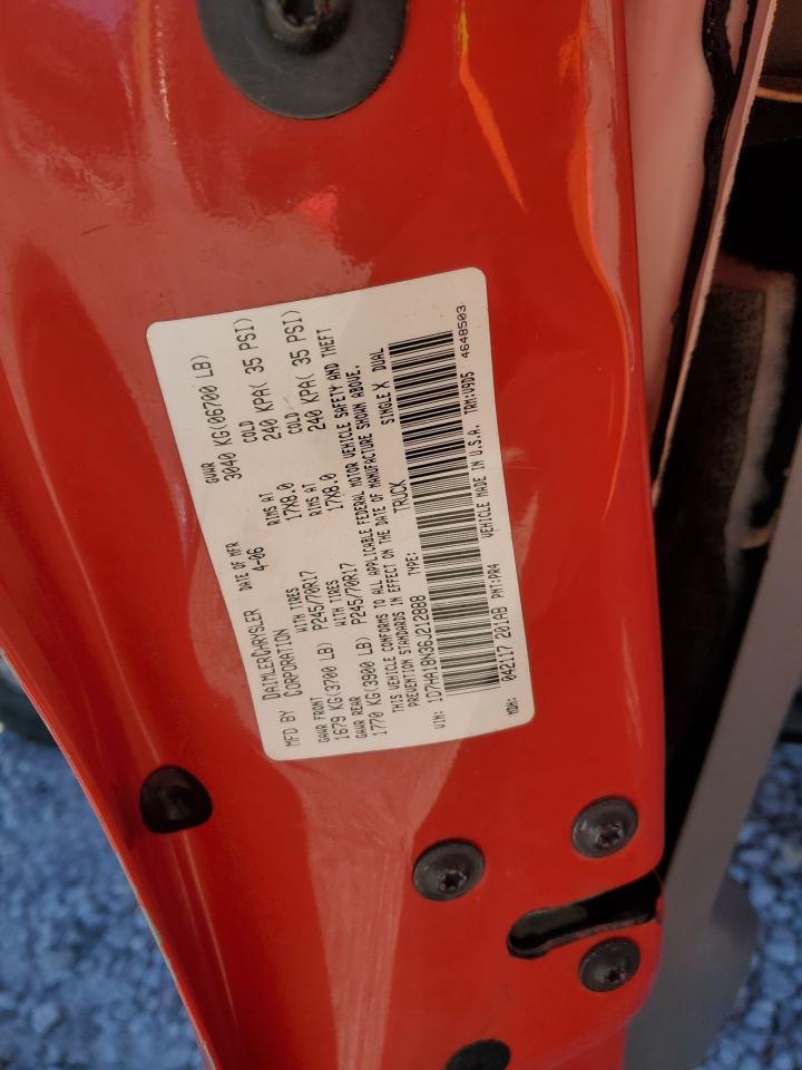 2006 Dodge RAM VIN 1D7HA18N36J212888 Copart auction photo, rollover damage thumbnail 12