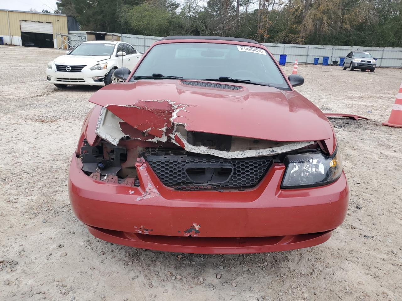 2002 Ford Mustang VIN 1FAFP44432F139412 Copart auction photo, front end damage thumbnail 5