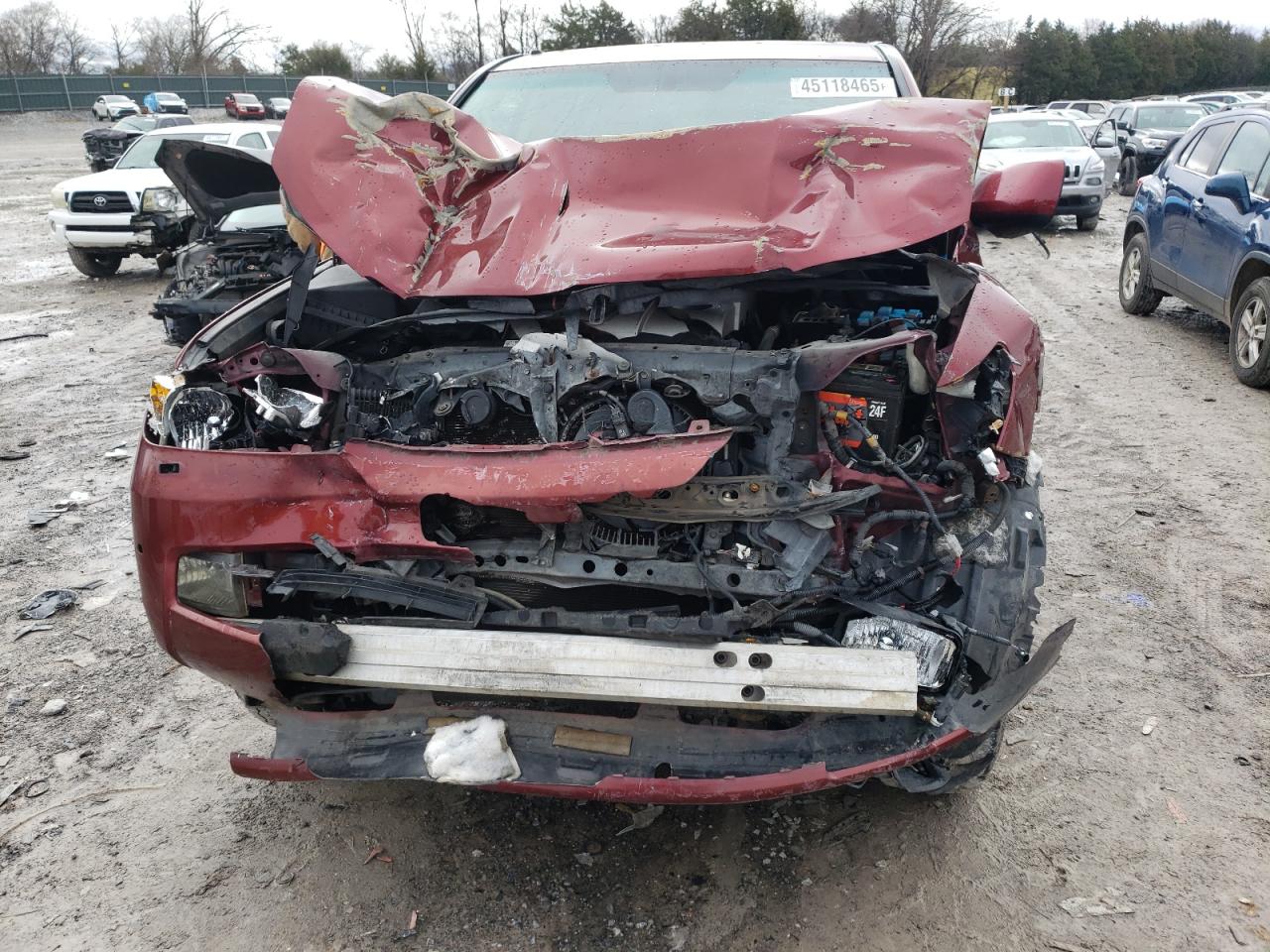 2008 Toyota Land Cruiser VIN JTMHY05J184001479 Copart auction photo, front end damage thumbnail 5