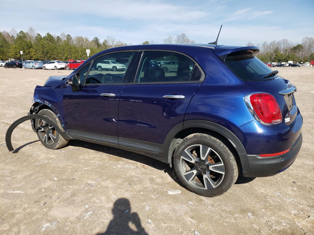 2018 Fiat 500 VIN ZFBCFXAB2JP644390 Copart auction photo, front end damage thumbnail 2