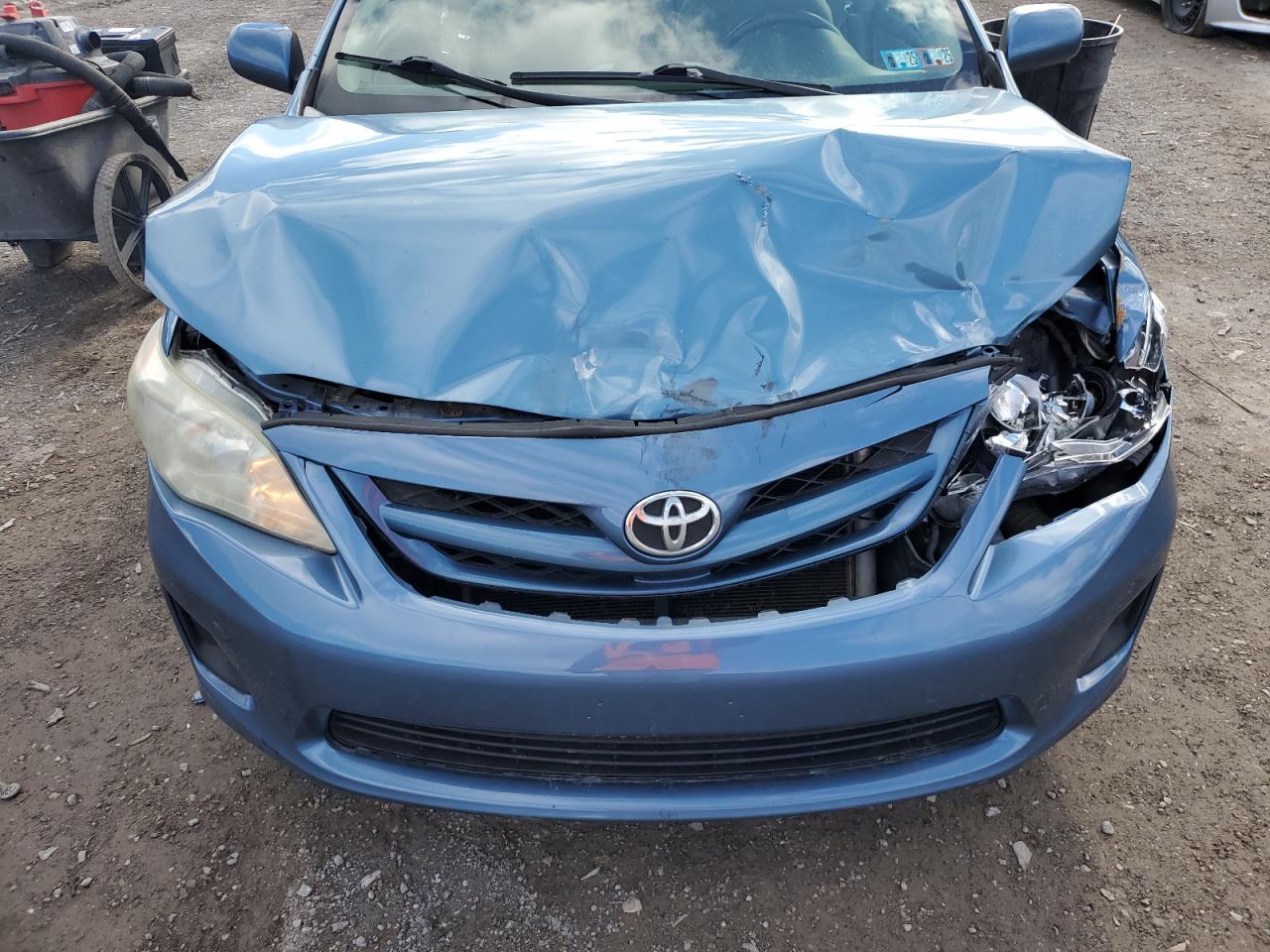 2012 Toyota Corolla VIN 5YFBU4EE9CP069255 Copart auction photo, front end / side damage thumbnail 11