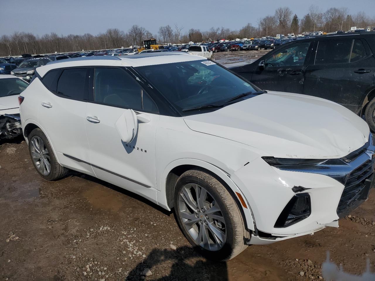 2019 Chevrolet Blazer VIN 3GNKBKRS9KS624126 Copart auction photo, front end damage thumbnail 4