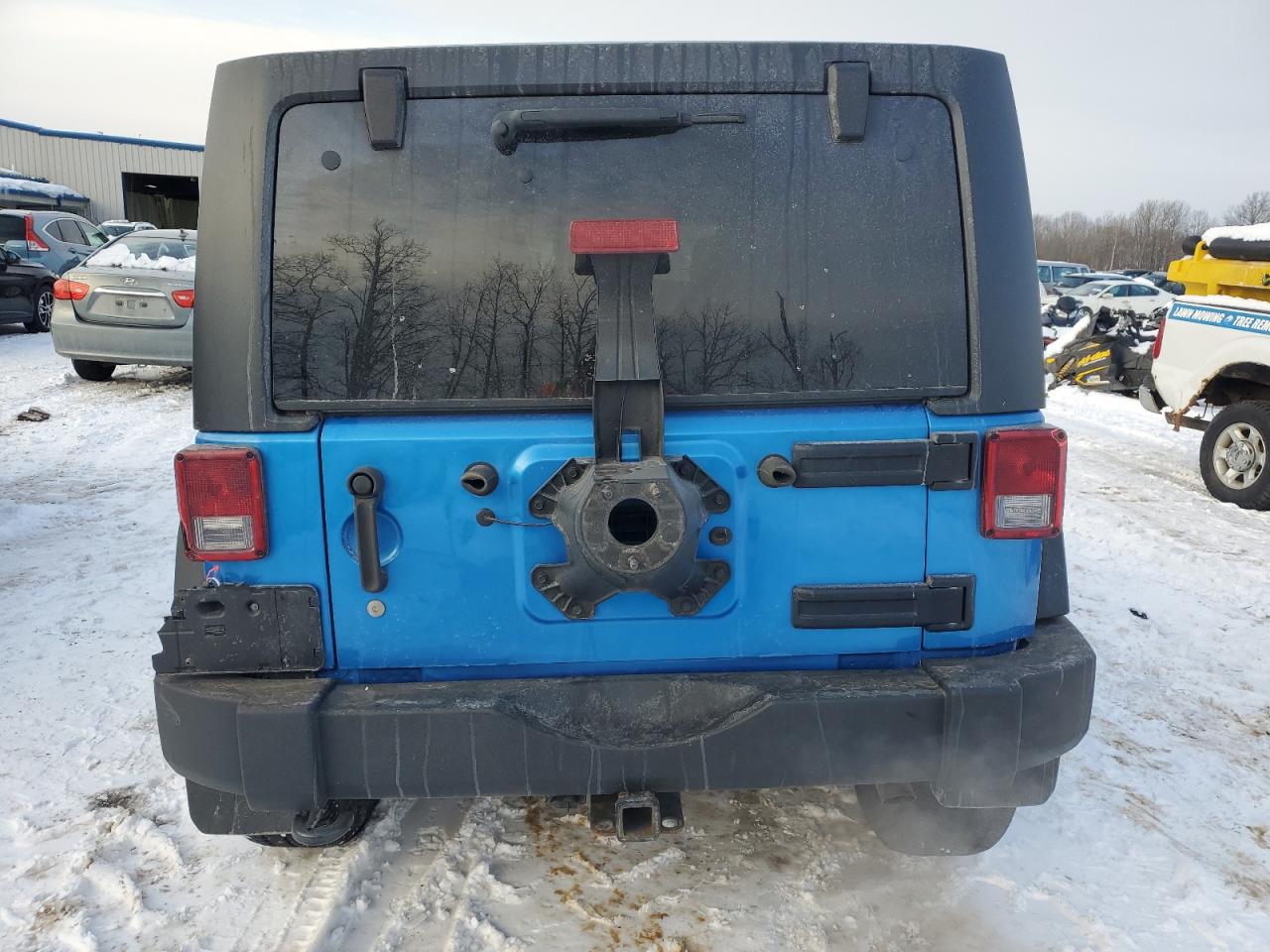 2015 Jeep Wrangler VIN 1C4BJWDG2FL522443 Copart auction photo, front end / minor dent/scratches damage thumbnail 6