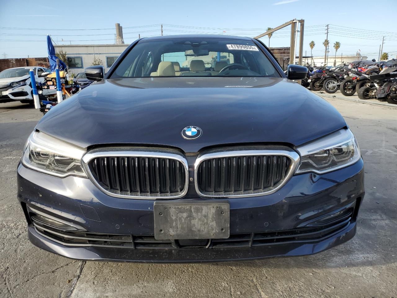 2018 BMW 5er VIN WBAJA9C50JB249334 Copart auction photo, side damage thumbnail 5