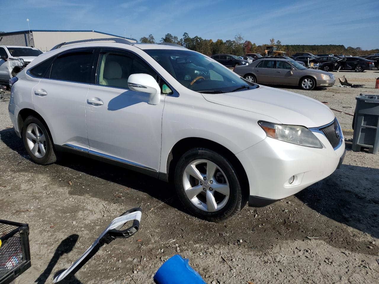 2011 Lexus RX VIN 2T2BK1BA3BC104825 Copart auction photo, top/roof damage thumbnail 4