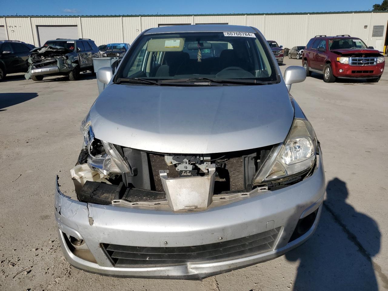 2010 Nissan Versa VIN 3N1BC1CP4AL365609 Copart auction photo, front end damage thumbnail 5