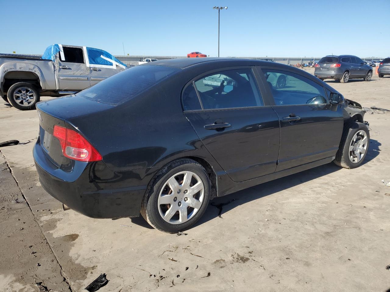 2008 Honda Civic VIN 1HGFA16598L032683 Copart auction photo, front end / minor dent/scratches damage thumbnail 3