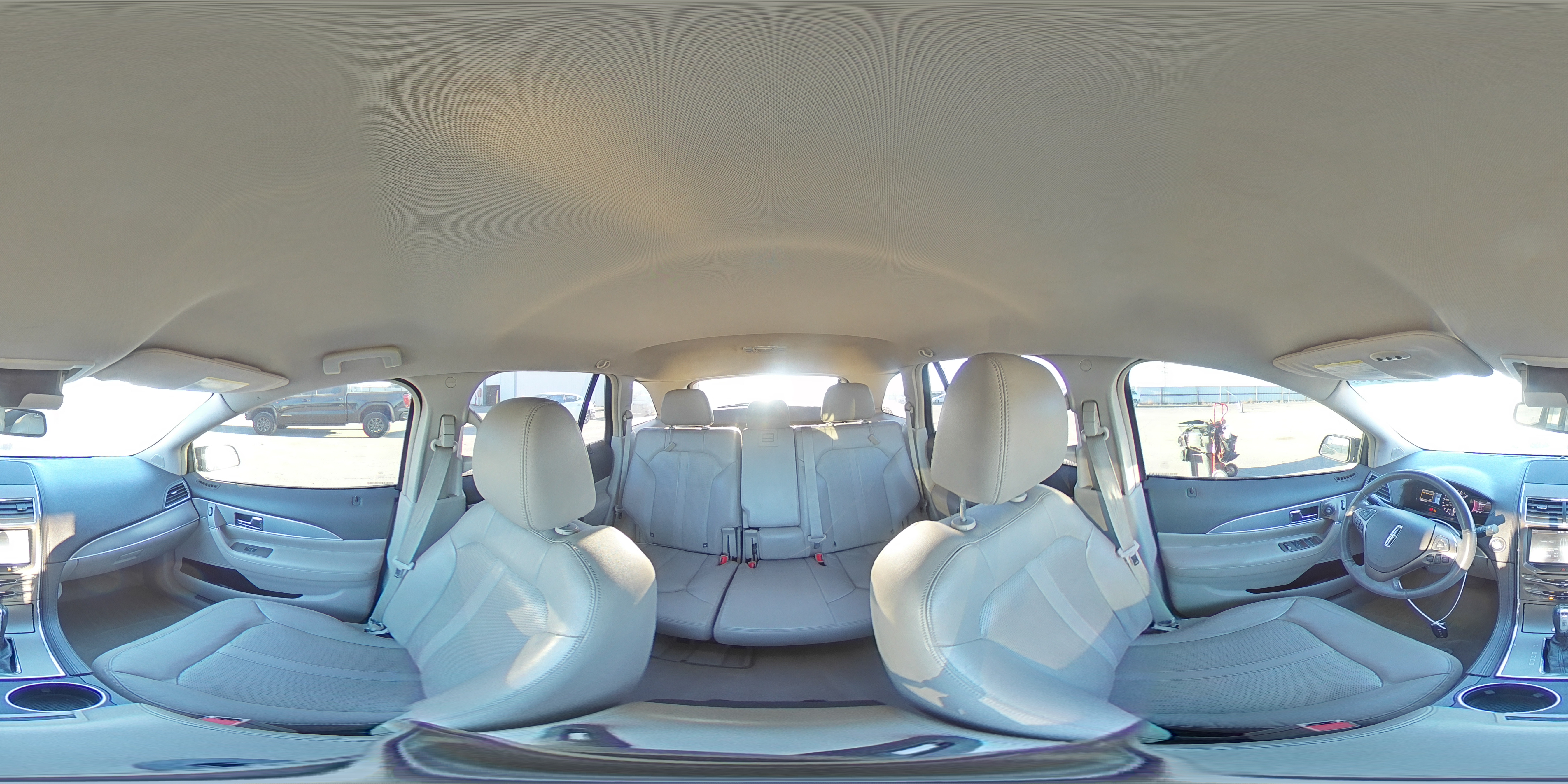 2013 Lincoln MKX VIN 2LMDJ8JK7DBL37038 Copart auction photo, undercarriage / front end damage thumbnail 13
