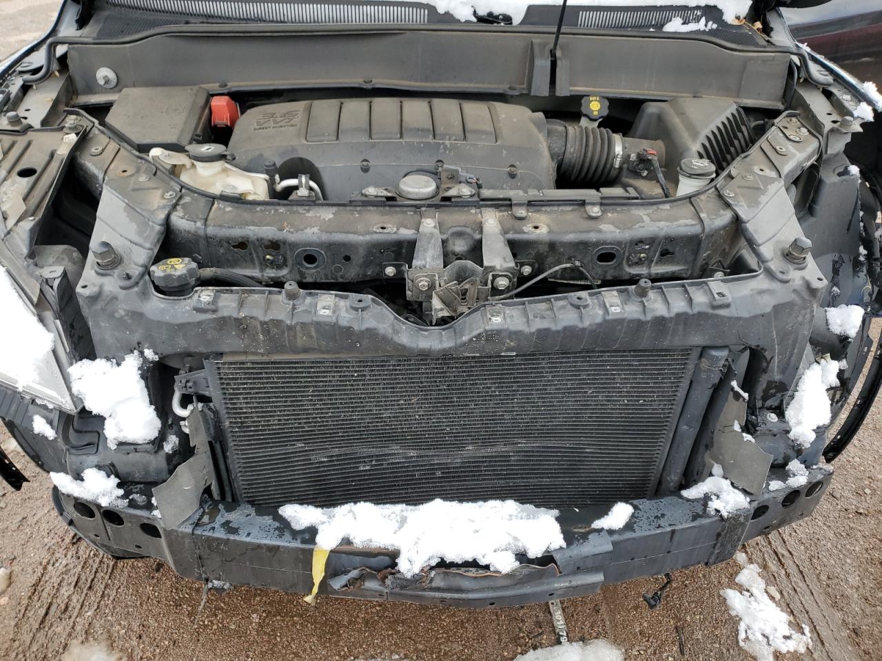 2013 Buick Enclave VIN 5GAKVCKDXDJ114083 Copart auction photo, front end / rear end damage thumbnail 12