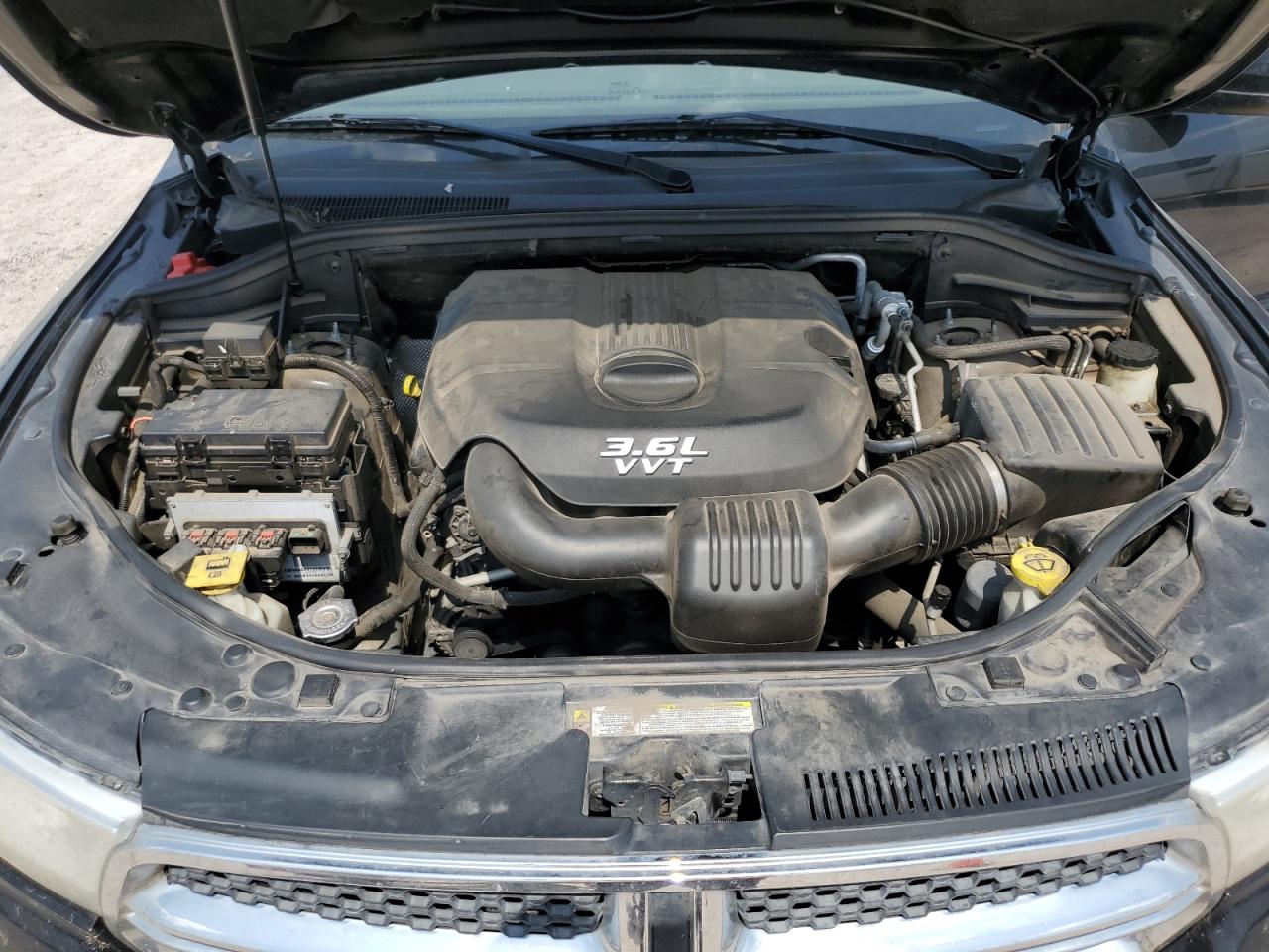 2012 Dodge Durango VIN 1C4RDHAG7CC204951 Copart auction photo, side damage thumbnail 12