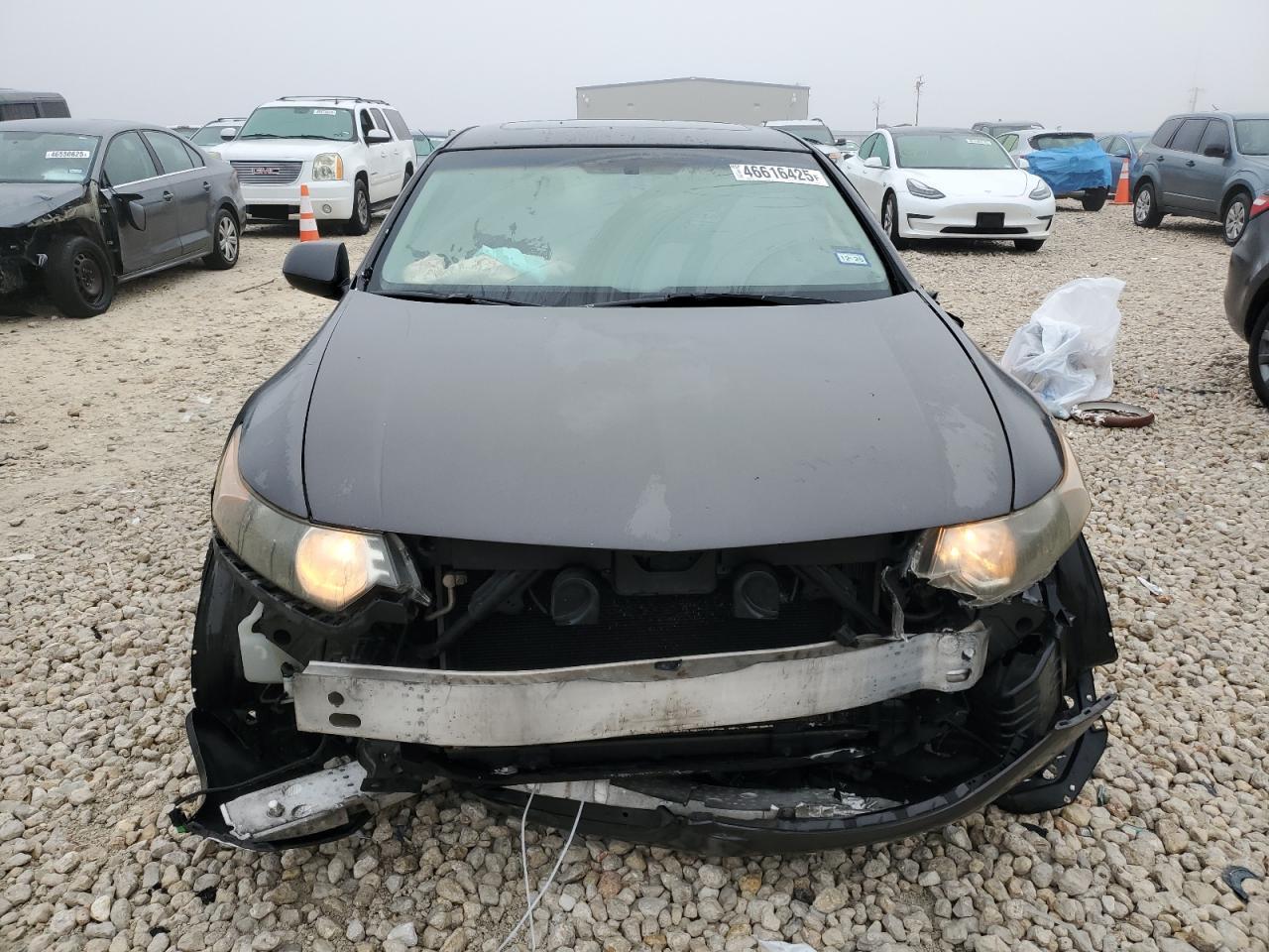 2009 Acura TSX VIN JH4CU26699C020461 Copart auction photo, side / front end damage thumbnail 5