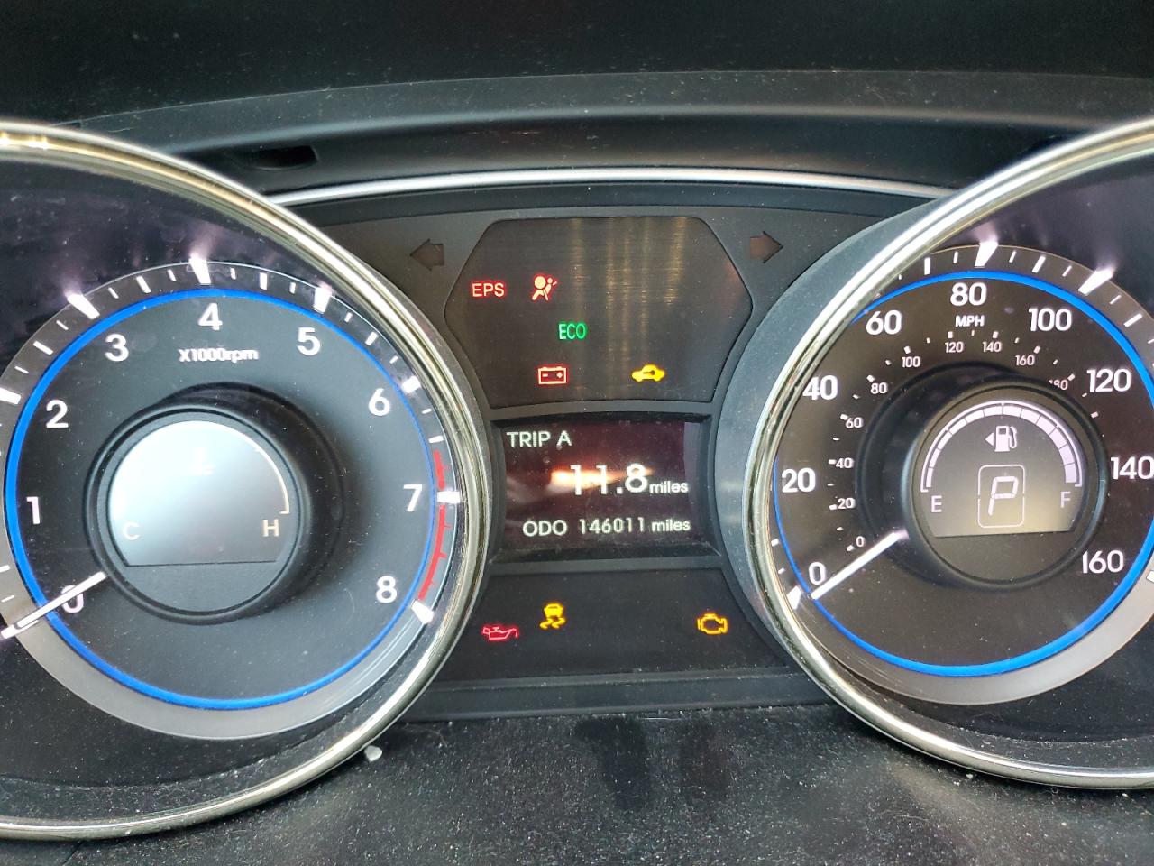 2013 Hyundai Sonata VIN 5NPEC4AC4DH701193 Copart auction photo, front end damage thumbnail 9
