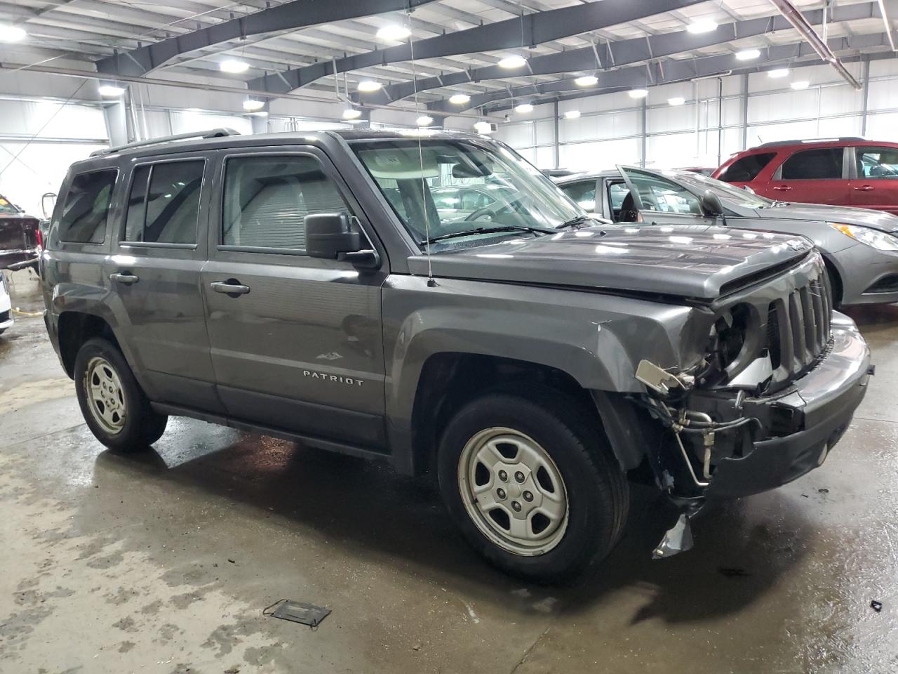 2015 Jeep Liberty (Patriot) VIN 1C4NJRBB0FD135017 Copart auction photo, front end damage thumbnail 4