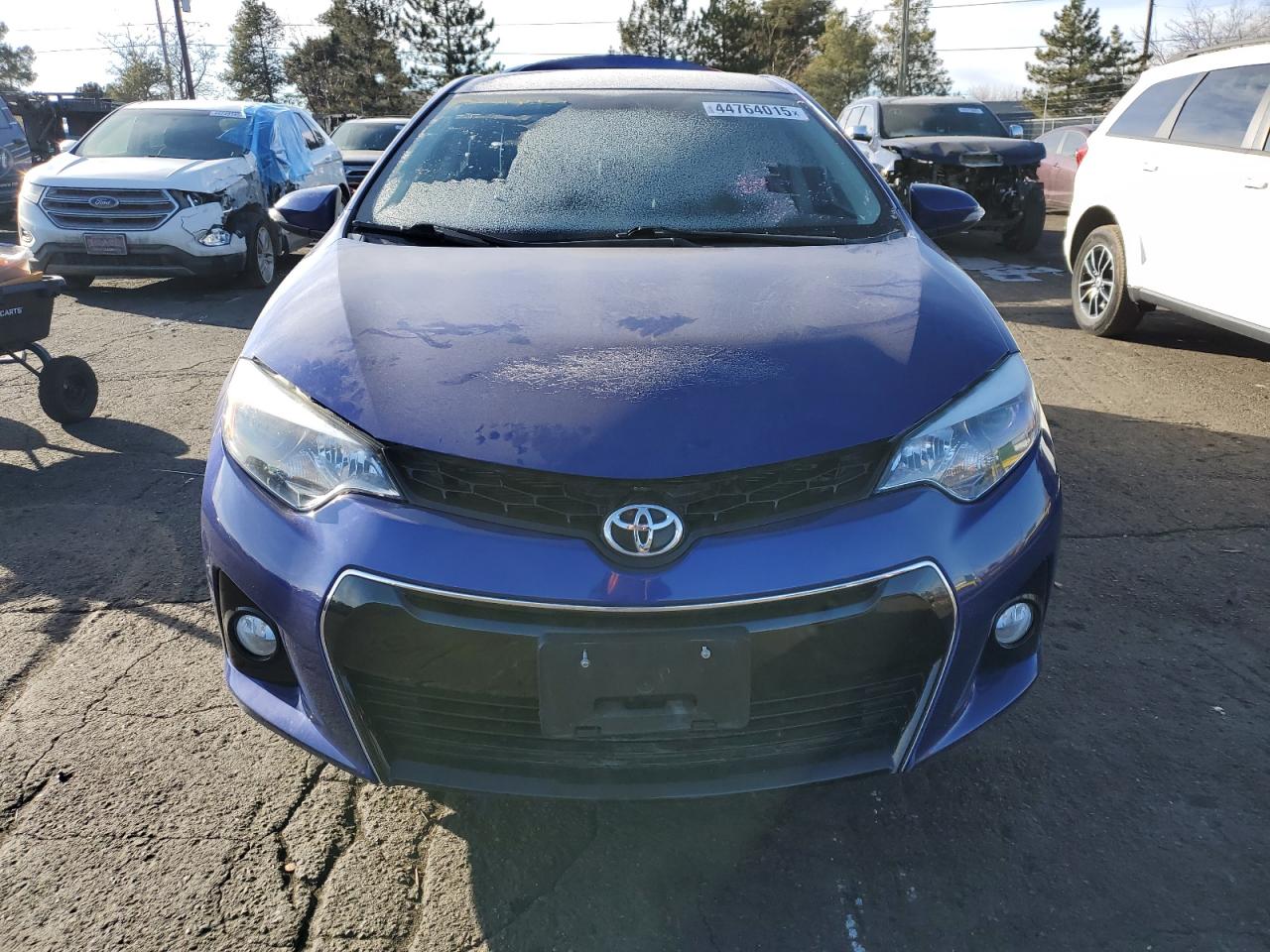 2015 Toyota Corolla VIN 5YFBURHE0FP245929 Copart auction photo, rear end / hail damage thumbnail 5