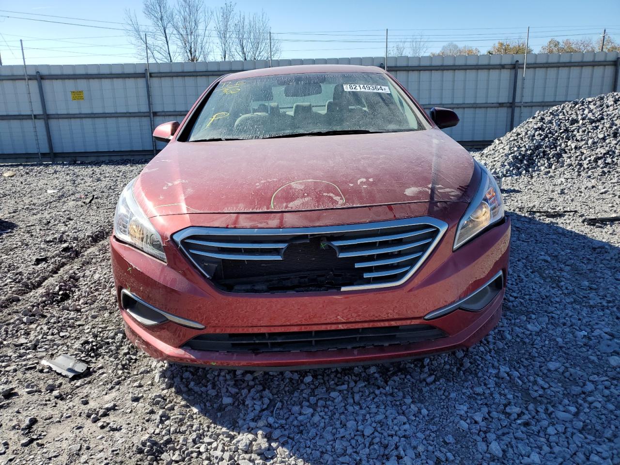 2016 Hyundai Sonata VIN 5NPE24AF8GH369129 Copart auction photo, front end damage thumbnail 5