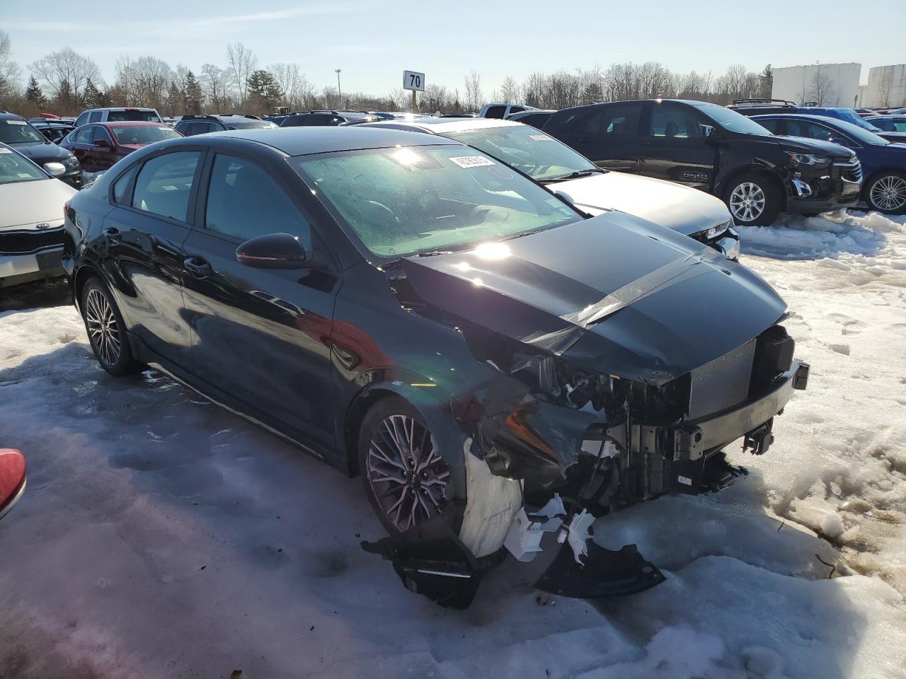 2024 KIA Forte VIN 3KPF54AD0RE719709 Copart auction photo, front end / rear end damage thumbnail 4