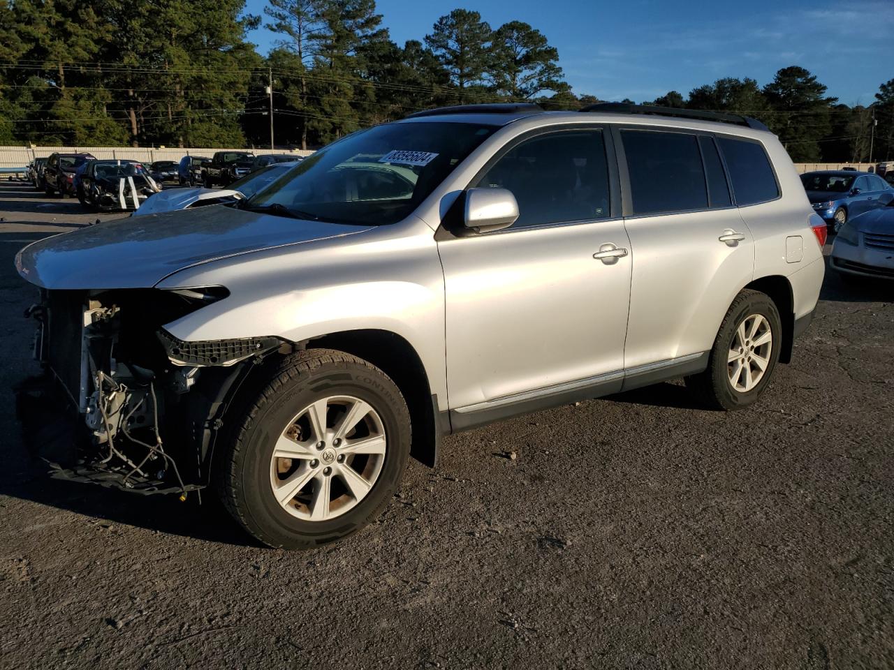 2012 Toyota Highlander VIN 5TDZK3EH5CS057202