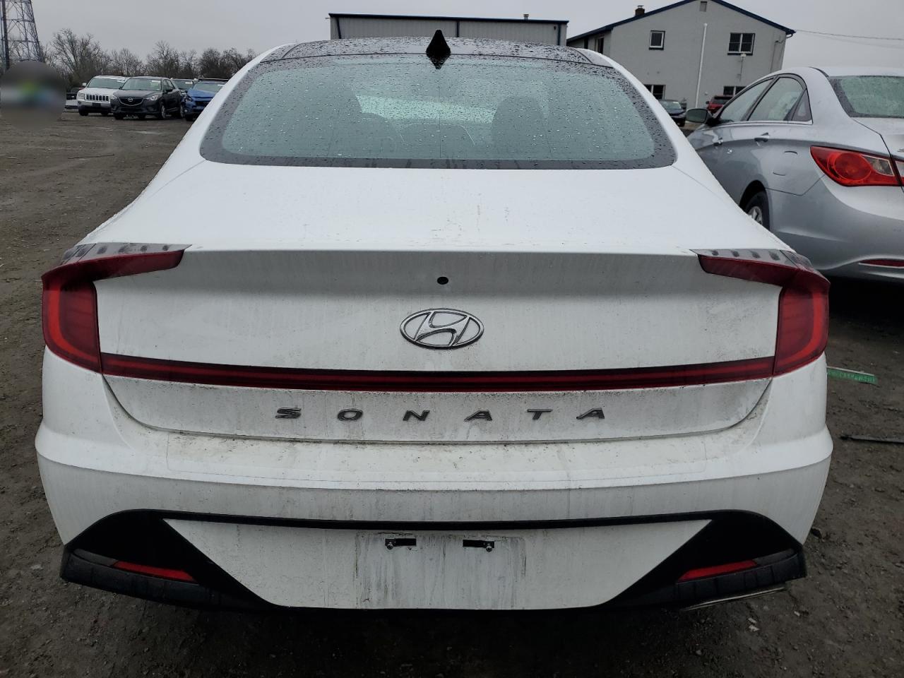 2021 Hyundai Sonata VIN 5NPEF4JA7MH091666 Copart auction photo, front end / side damage thumbnail 6