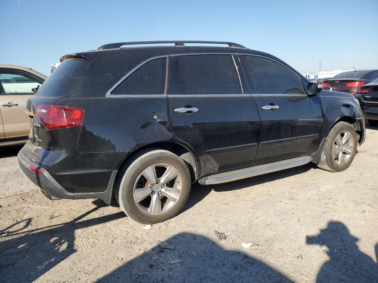 2012 Acura MDX VIN 2HNYD2H35CH519492 Copart auction photo, all over damage thumbnail 3