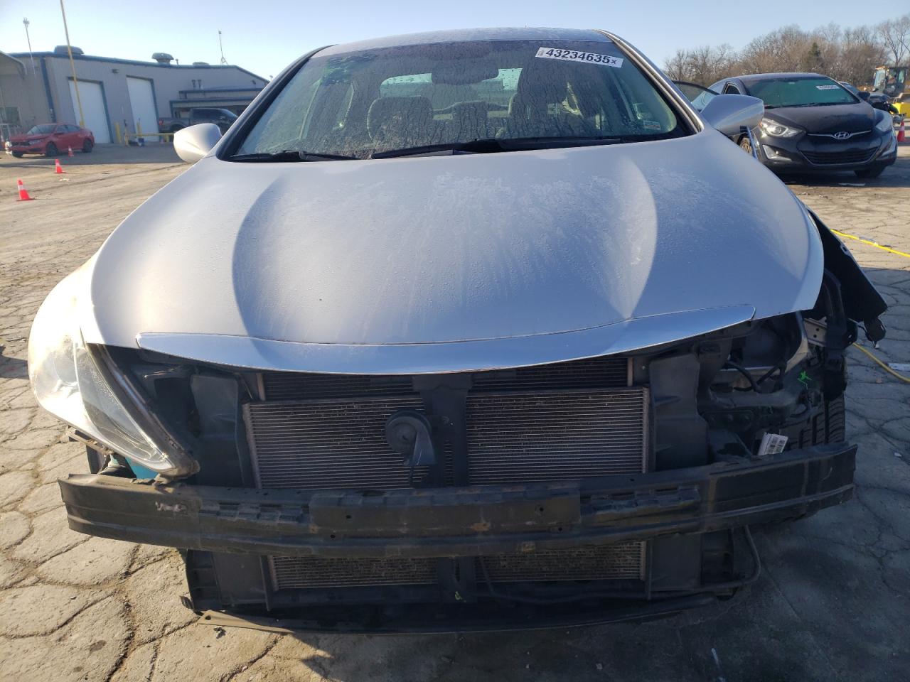 2014 Hyundai Sonata VIN 5NPEB4AC8EH874364 Copart auction photo, front end damage thumbnail 5